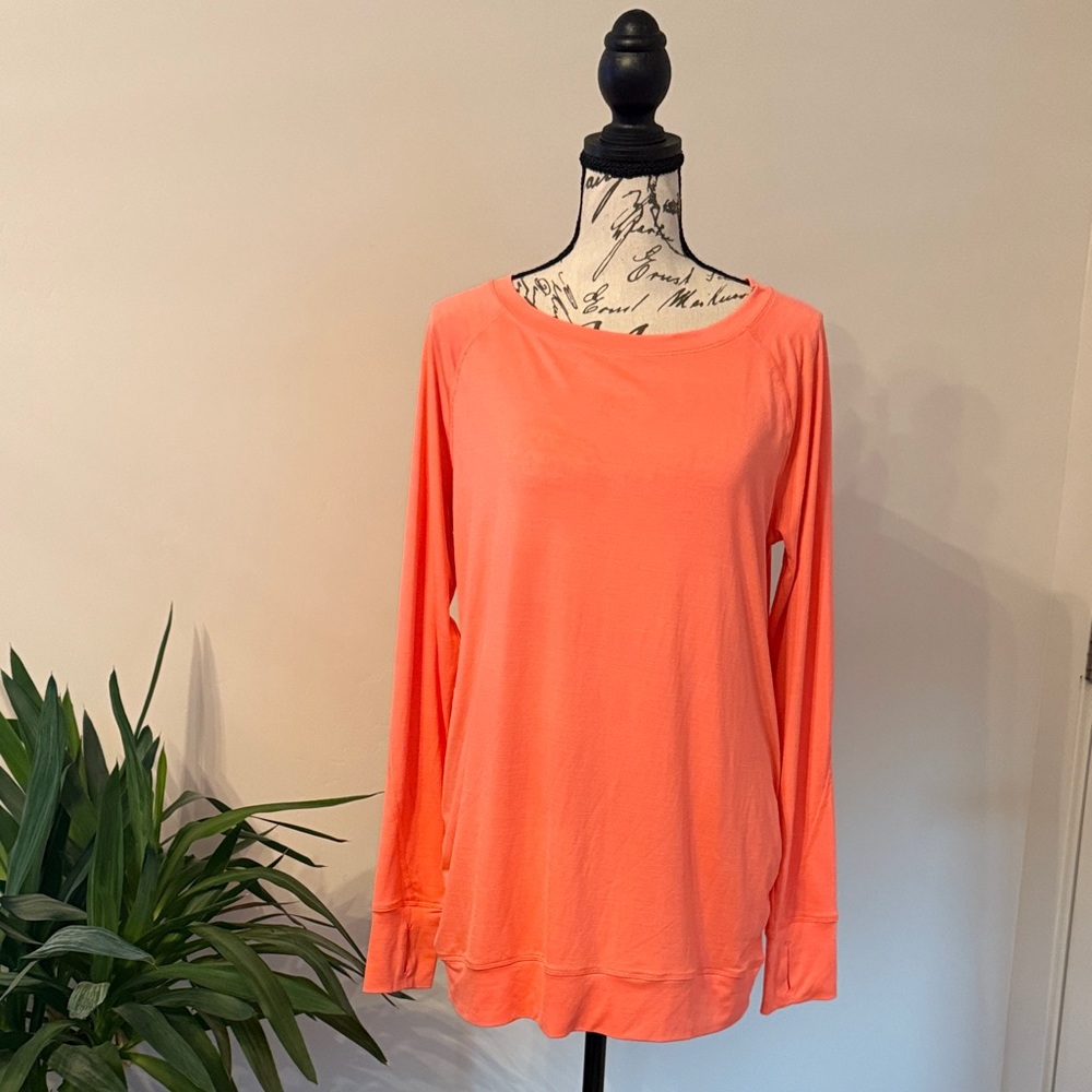 Motherhood Maternity Coral Long Sleeve Top